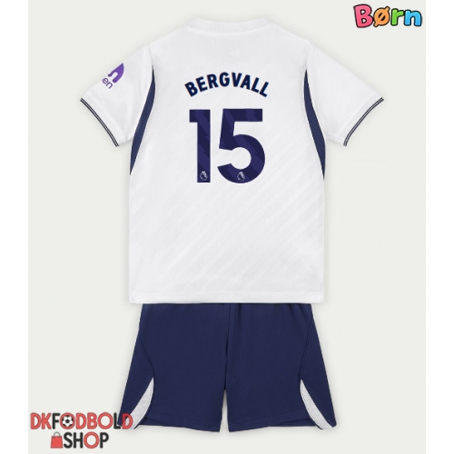 Tottenham Hotspur Lucas Bergvall #15 Hjemmebanesæt Børn 2026-27 Kort ærmer (+ korte bukser)